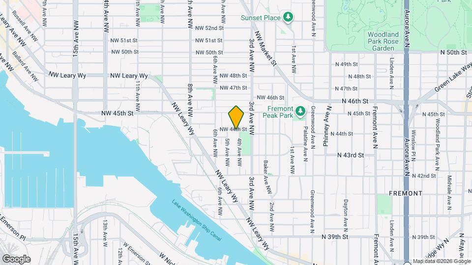 4345 4th Ave NW Map and Location Details