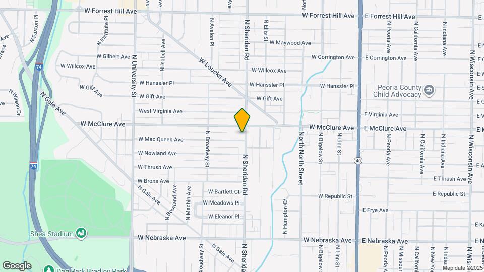 2405 N Sheridan Rd Map and Location Details