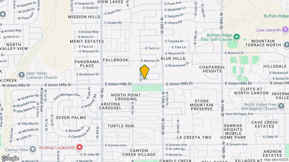 1011 E Renee Dr Map and Location Details