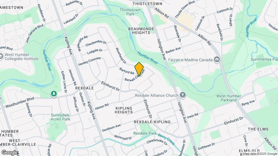 19 Barwell Crescent Map and Location Details