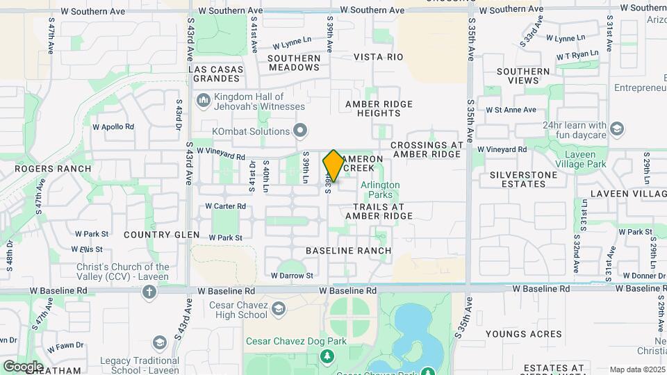 7008 S 38th Ln Map and Location Details