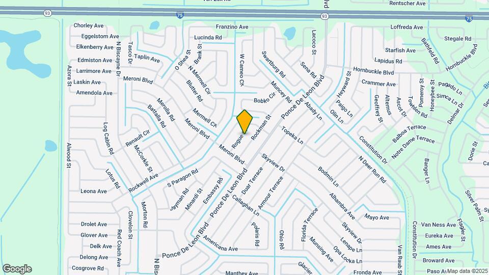 3332 Rogue St Map and Location Details