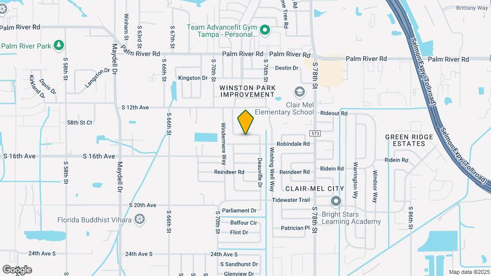 7111 Dellwood Dr Map and Location Details