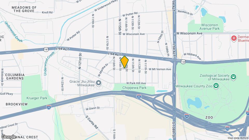 11407 W Mt Vernon Ave Map and Location Details