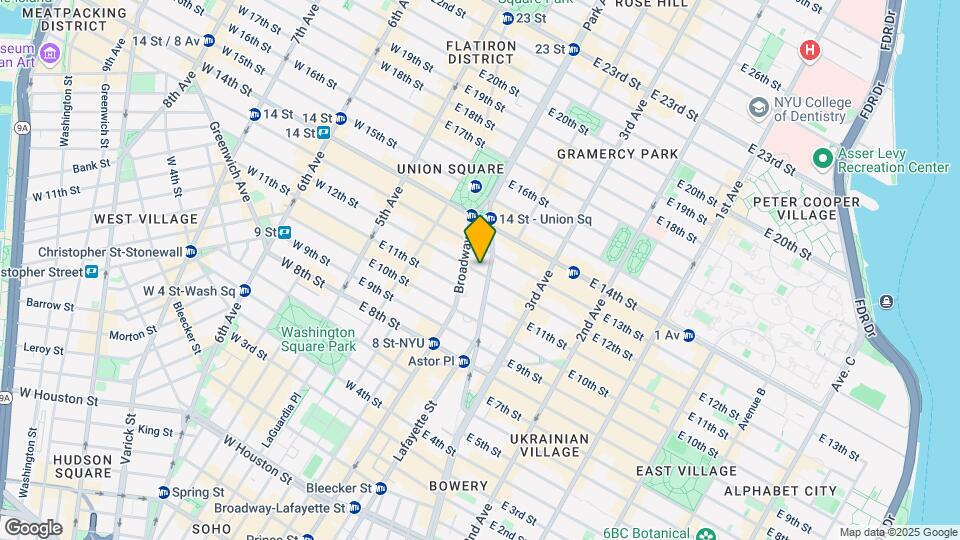 77 E 12th St Map and Location Details