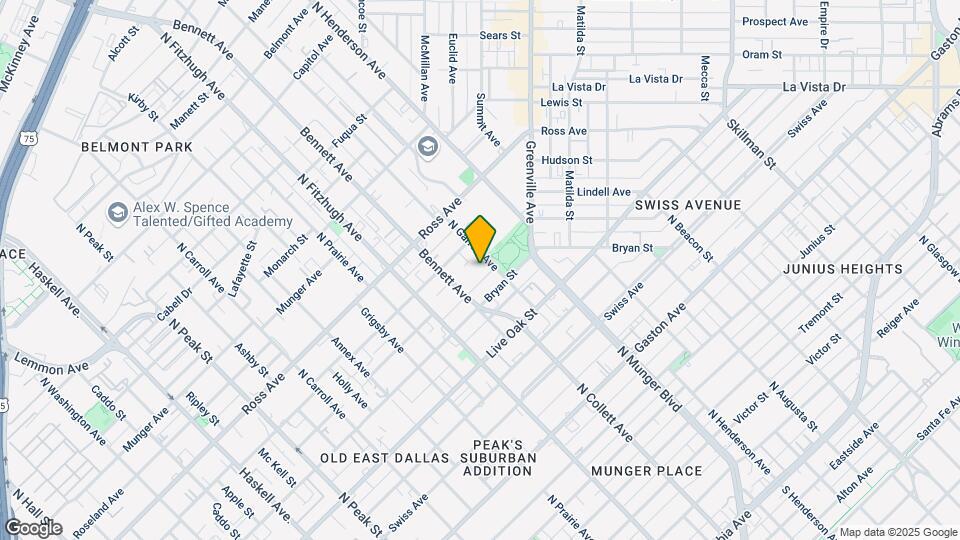 1425 N Garrett Ave Map and Location Details