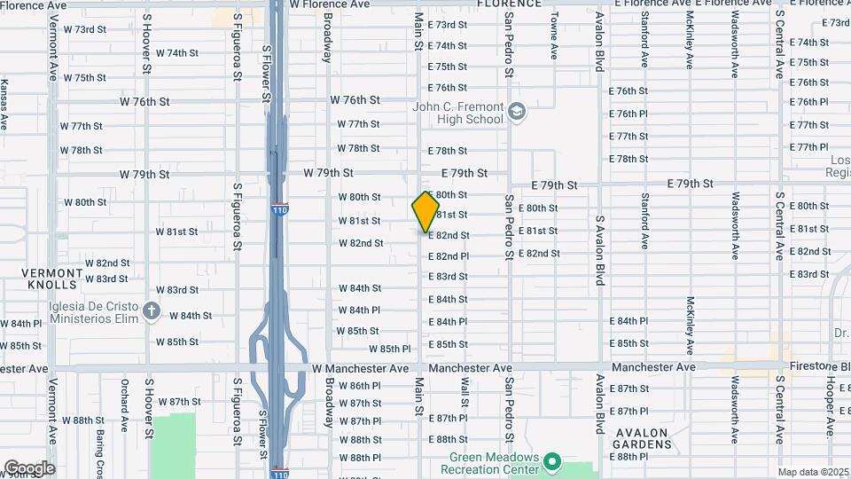 8200 S Main St Mapa y Detalles de la Ubicación