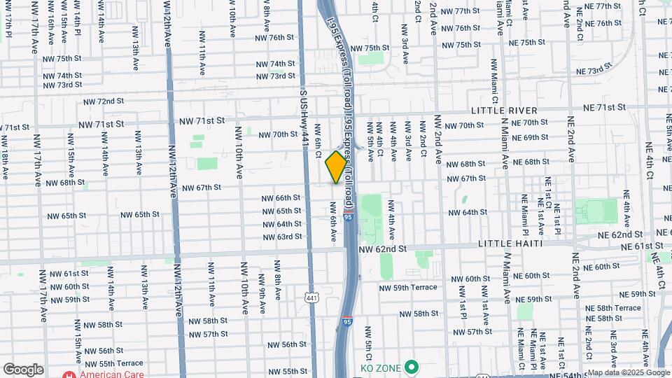 6535 NW 6th Ave Map and Location Details