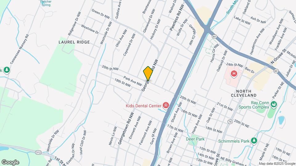 1904 Georgetown Rd NW Map and Location Details