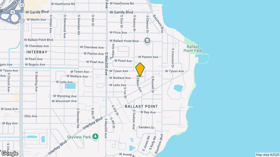 5502 S Elkins Ave Map and Location Details