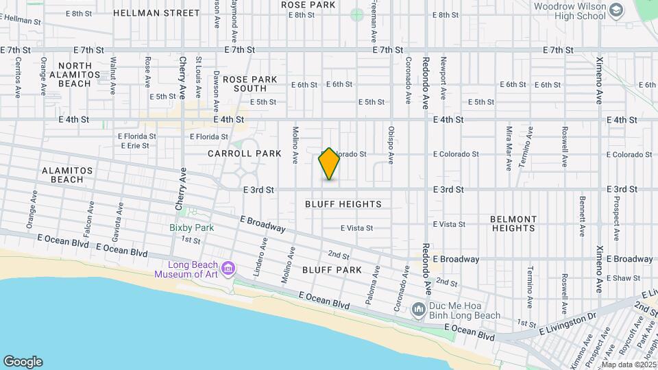 2805 E 3rd St Map and Location Details