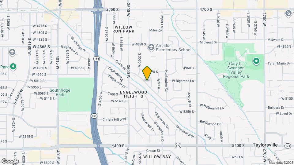 3498 Valley Heights Dr Map and Location Details