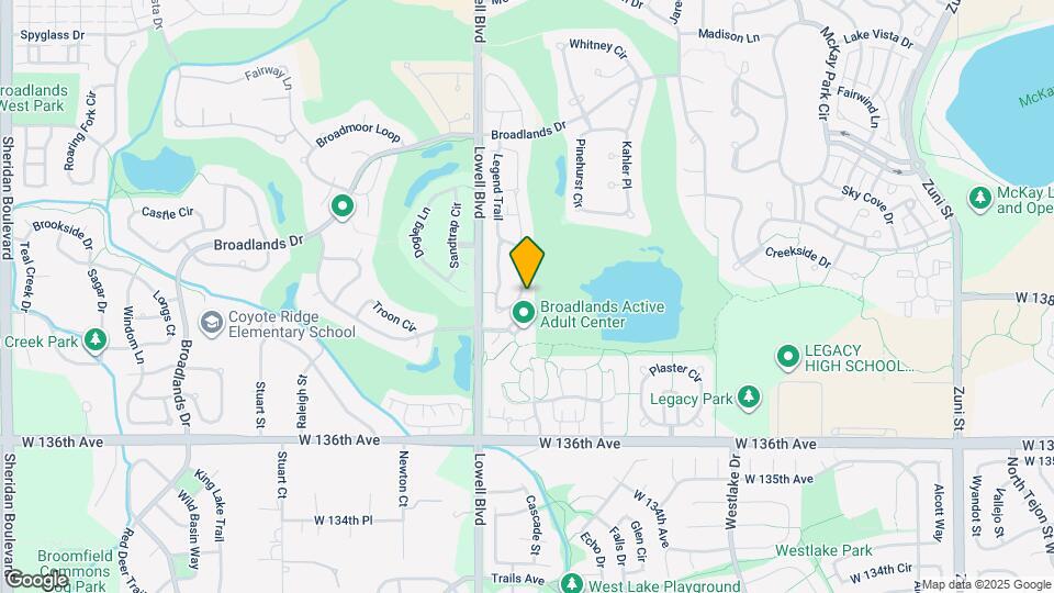 13732 Legend Way Map and Location Details