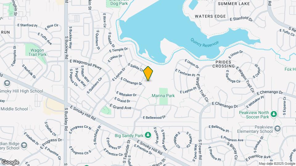 17685 E Temple Dr Map and Location Details