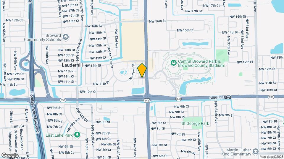 1109 NW 40th Ter, Unit 1109 Map and Location Details