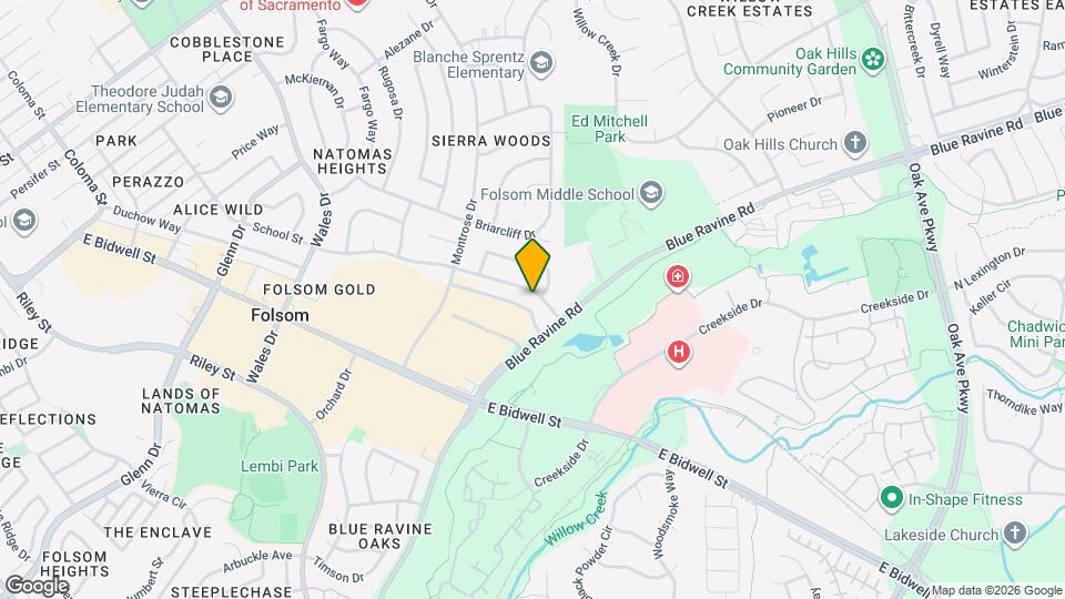 1328 School St Map and Location Details