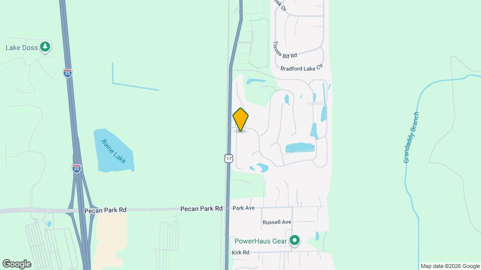 15677 Moss Hollow Dr Map and Location Details