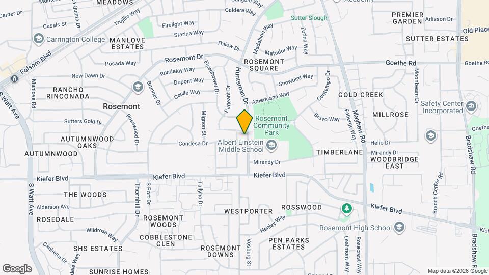 3609 Huntsman Dr Map and Location Details