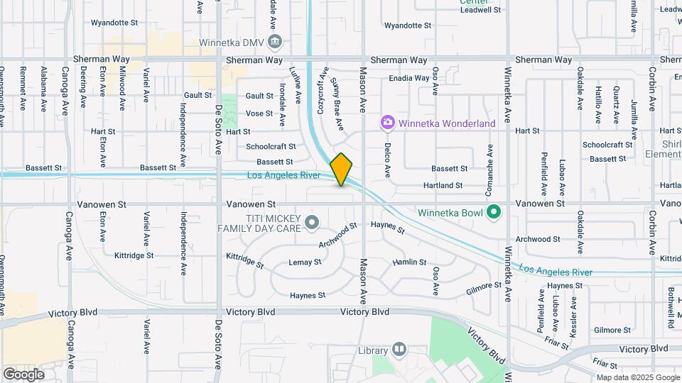 20534 Hartland St Map and Location Details