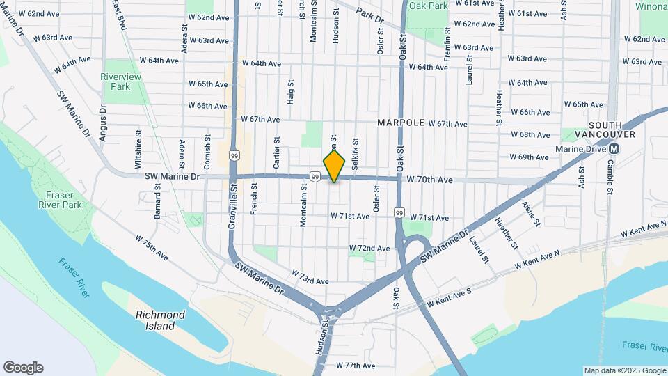8628 Hudson St Map and Location Details