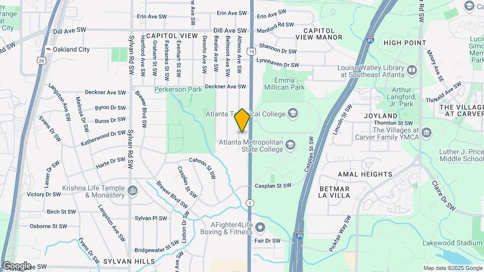 1618 Athens Ave SW Map and Location Details