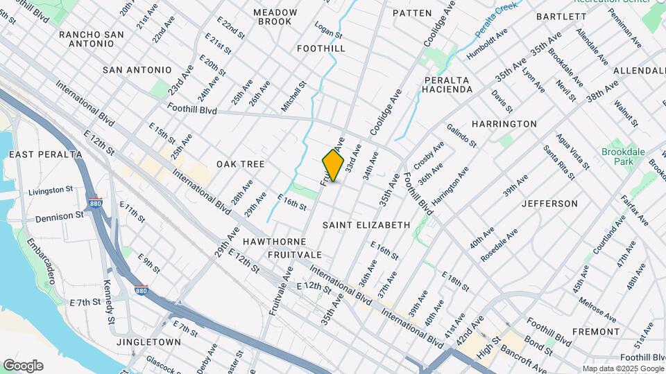 3209-3219 E 17th St Mapa y Detalles de la Ubicación