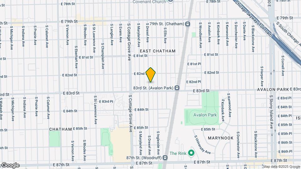 8237 S Drexel Ave Map and Location Details