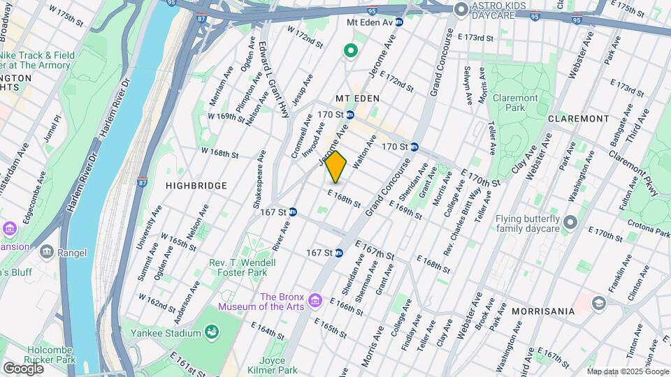1265 Walton Ave Mapa y Detalles de la Ubicación