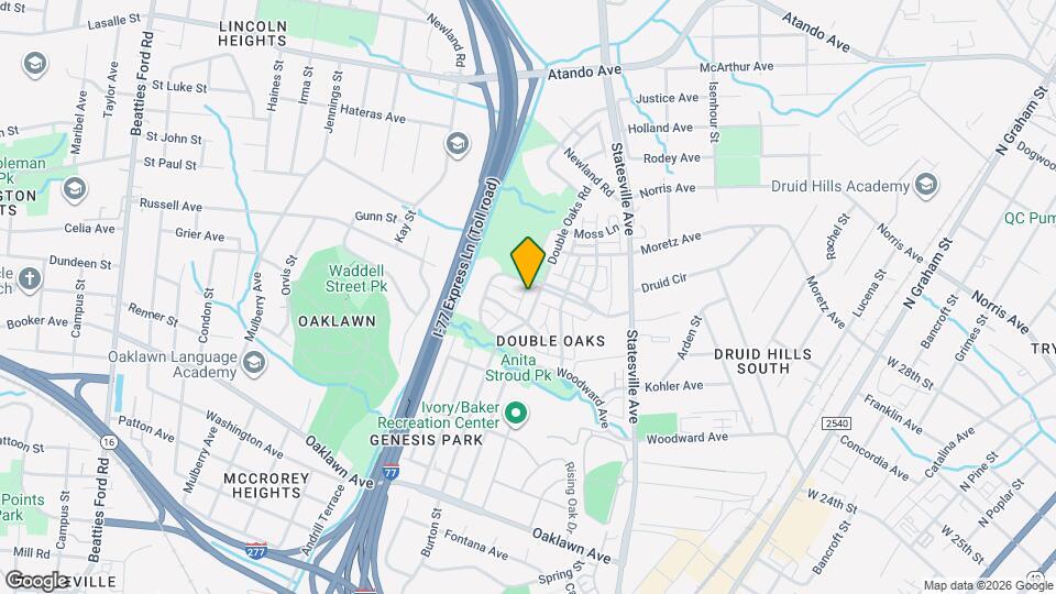 2435 Double Oaks Rd Map and Location Details