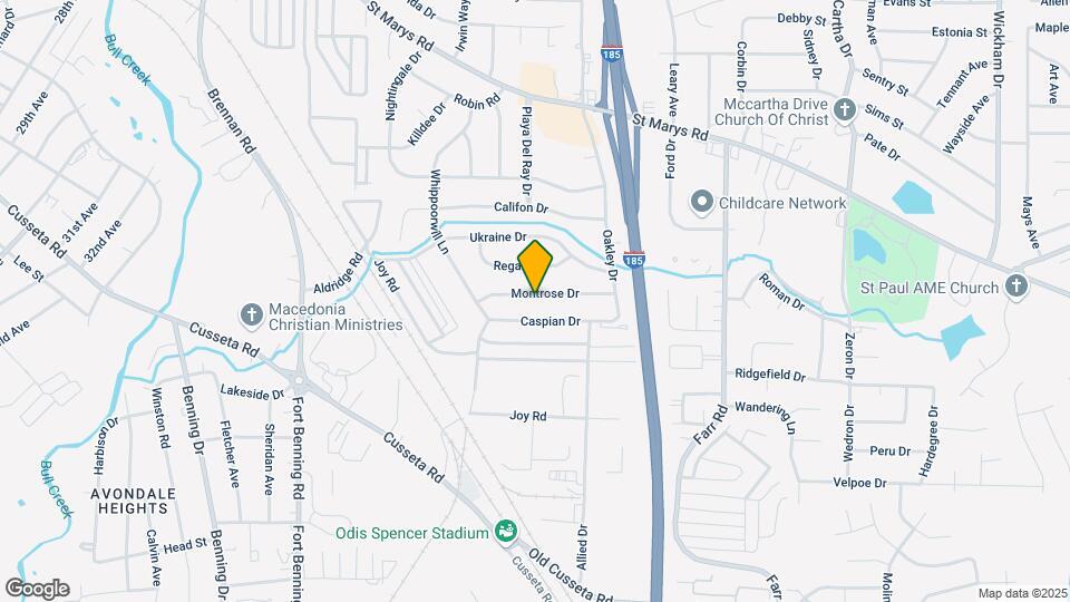 3708 Montrose Dr Map and Location Details