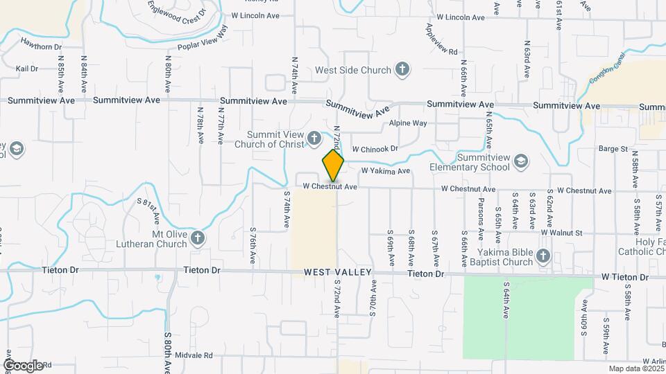 7204 W Chestnut Ave Map and Location Details