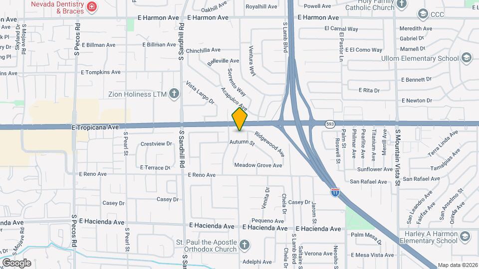 4015 Ridgewood Ave Map and Location Details