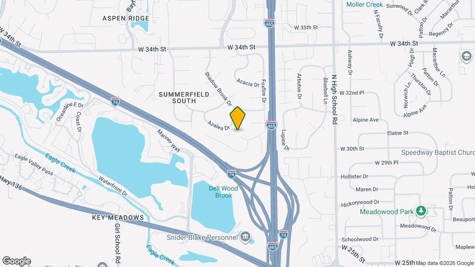 6722 Foxfire Dr Map and Location Details