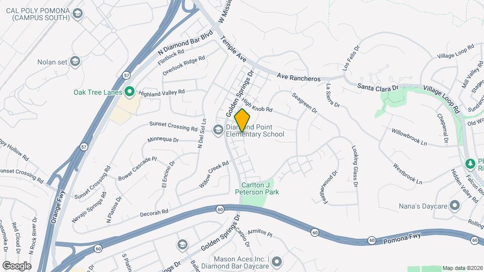 660 Golden Springs Dr Map and Location Details