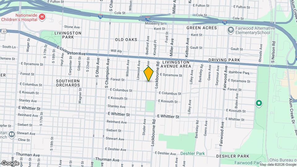 940 Studer Ave Map and Location Details