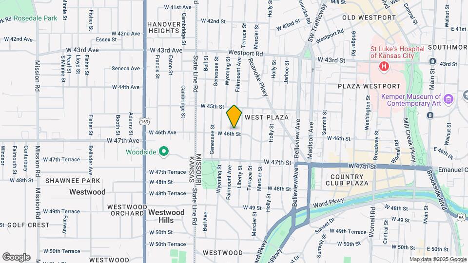 4545 Fairmount Ave Map and Location Details