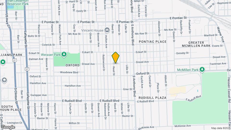 3301 Reed St Map and Location Details