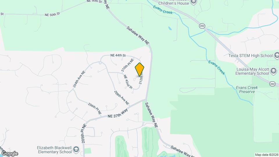 4227 212th Ave NE Map and Location Details