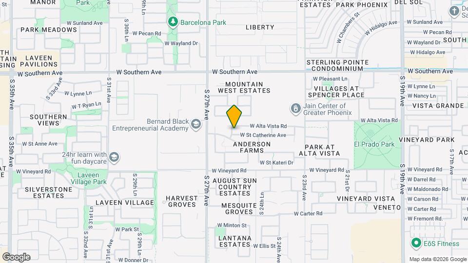 2552 W St Catherine Ave Map and Location Details