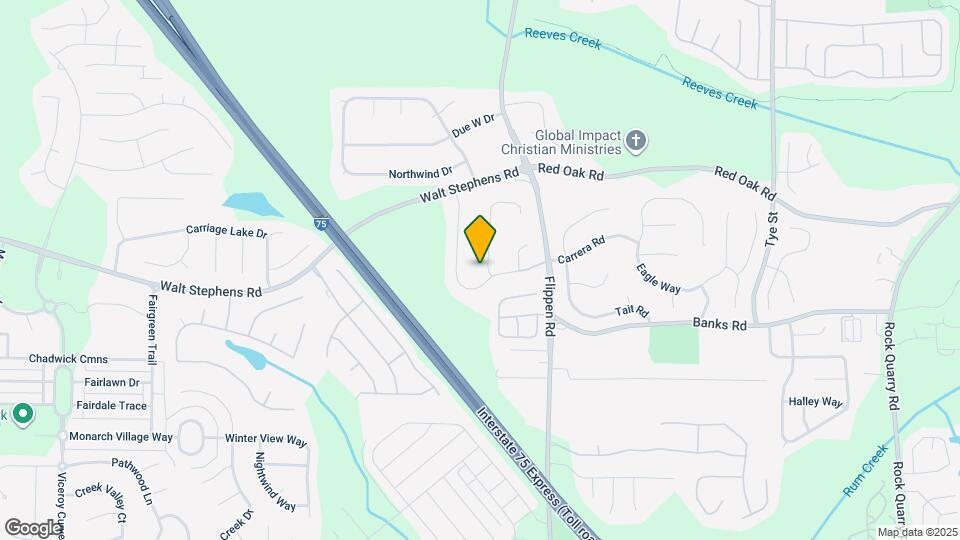105 Arbor Cove Way Map and Location Details