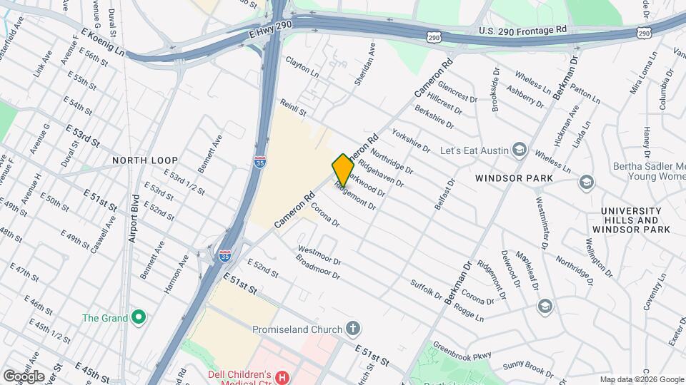 1211 Ridgemont Dr Map and Location Details