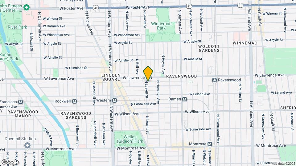 2180 W Giddings St Mapa y Detalles de la Ubicación