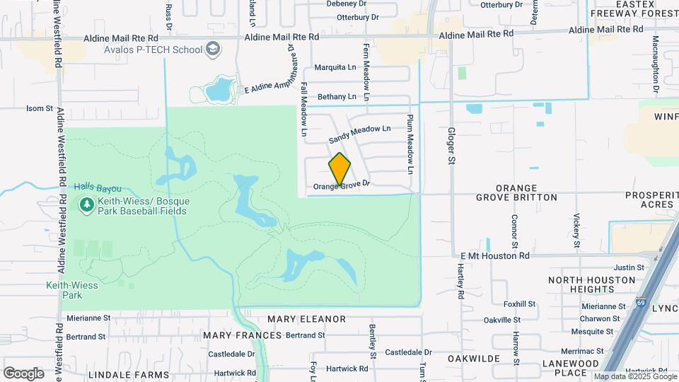 3538 Orange Grove Dr Map and Location Details