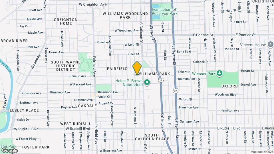 3205 S Harrison St Map and Location Details