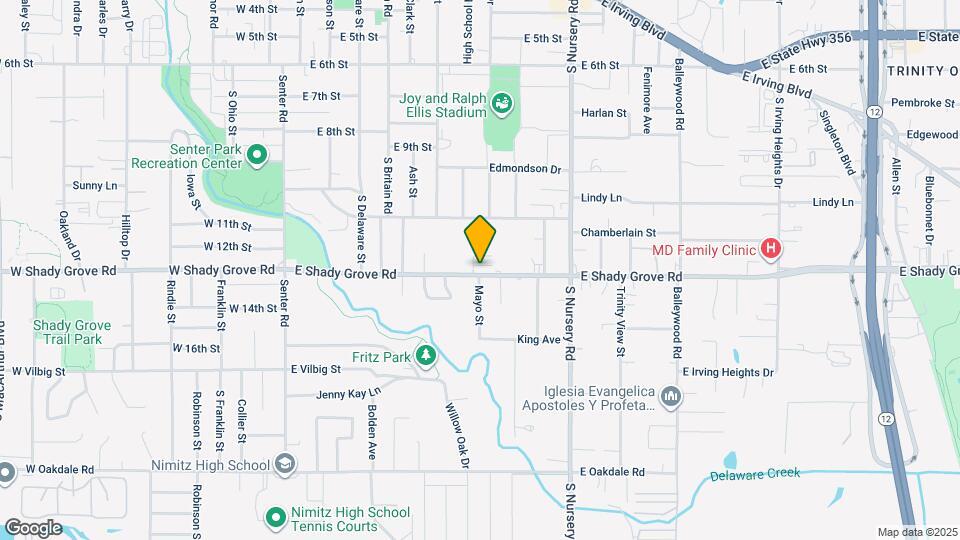 703 E Shady Grove Rd Mapa y Detalles de la Ubicación
