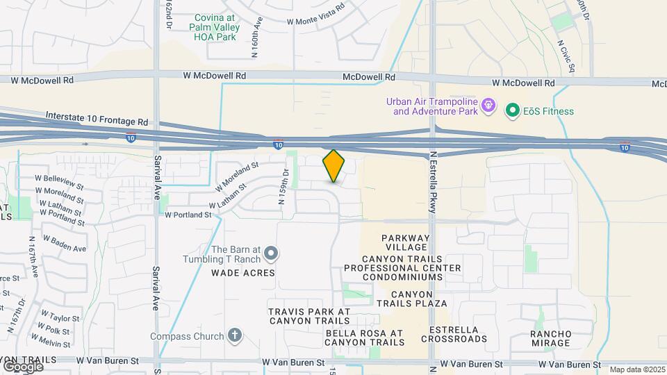 15785 W Latham St Mapa y Detalles de la Ubicación