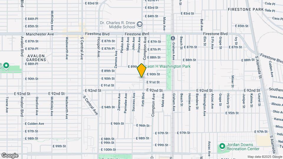 9021 Compton Ave Map and Location Details