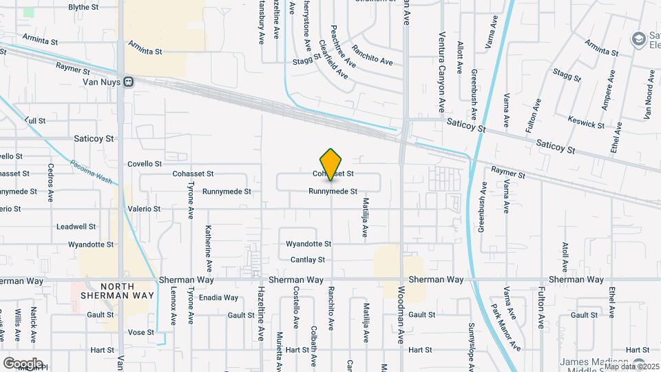 7437 Ranchito Ave Map and Location Details
