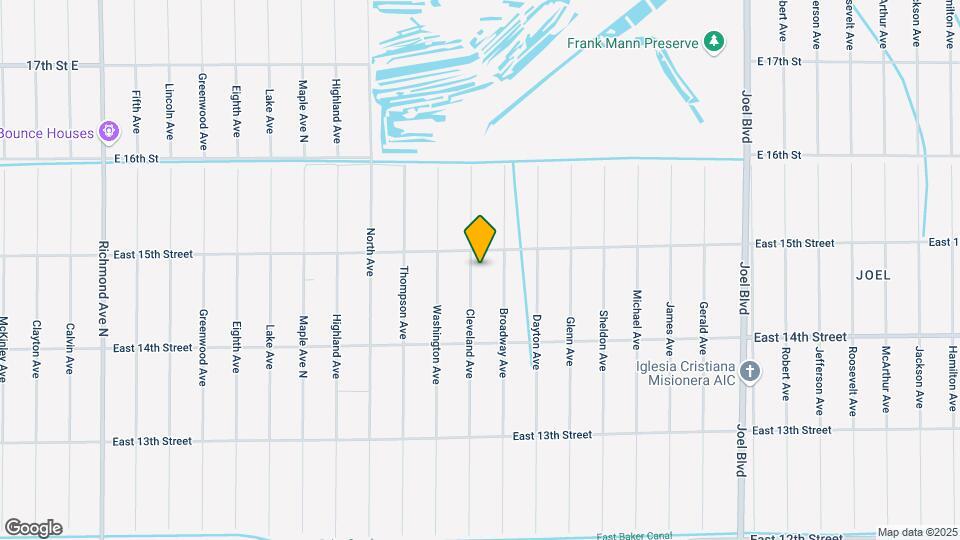 1418 Cleveland Ave Map and Location Details