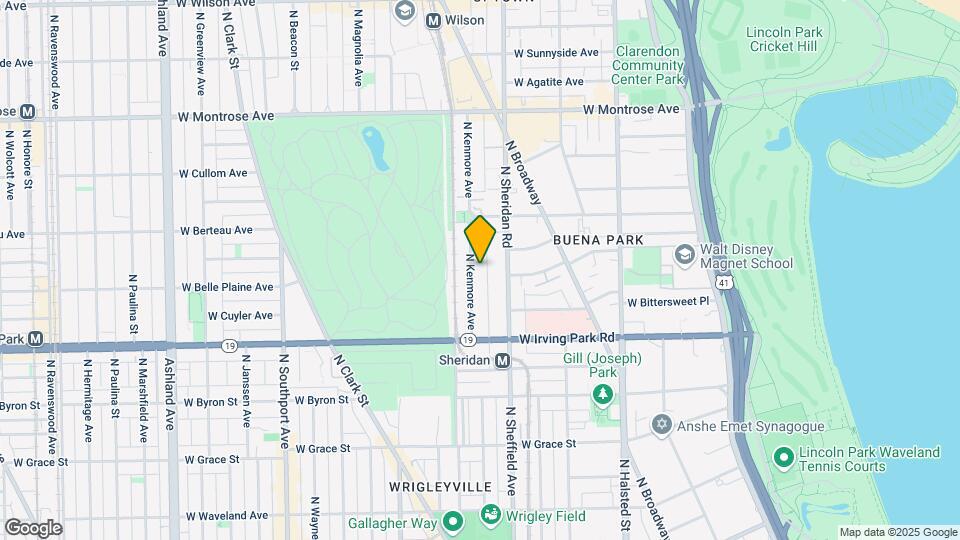 4103 N Kenmore Ave Map and Location Details